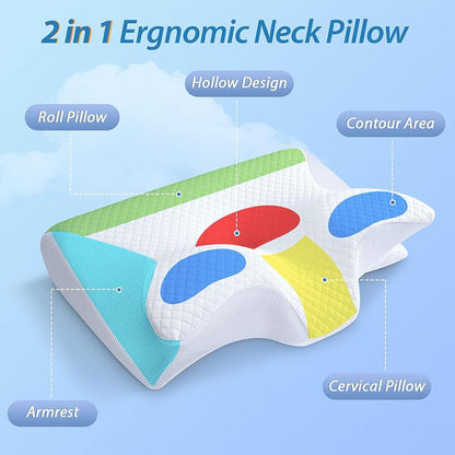 Ergonomic Pillow - Orthopedic Design