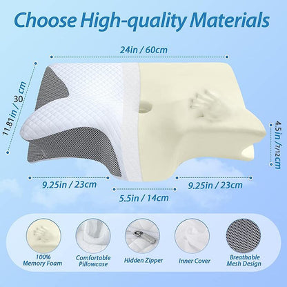 Ergonomic Pillow - Orthopedic Design